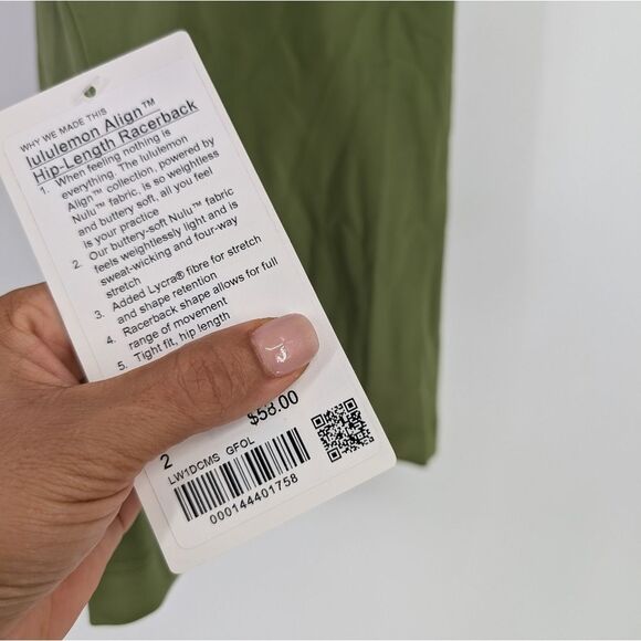 Lululemon Athletica Green Tank Top - Picture 5 of 5